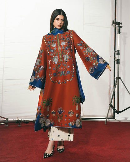 Jugnu | The Reserved View SS Edit | Tahmi - Dress - available at Maria Faisal in UK and USA.
