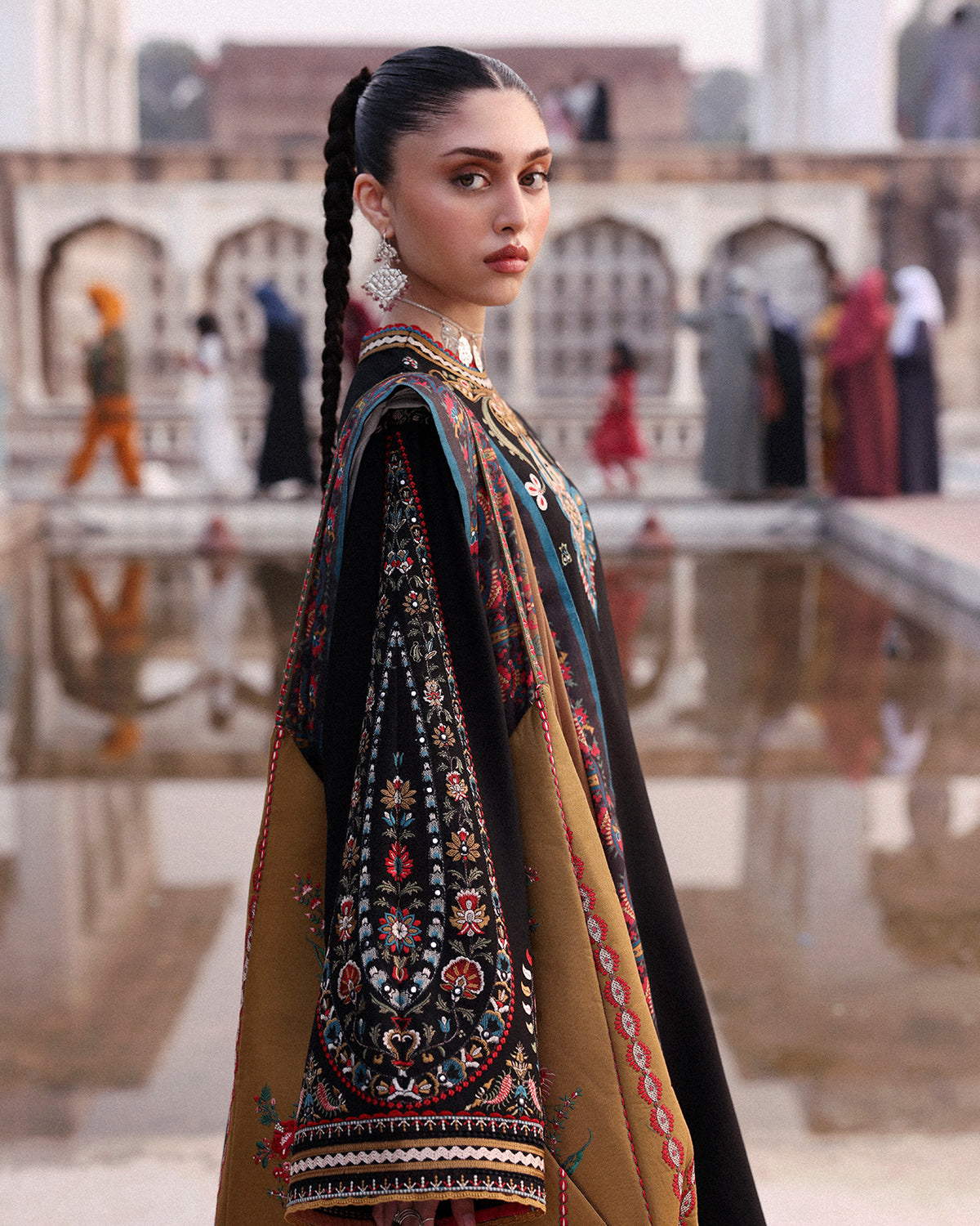 Jugnu | Khaddar 25 | Bejul - Casual Dress - available at Maria Faisal in UK and USA.