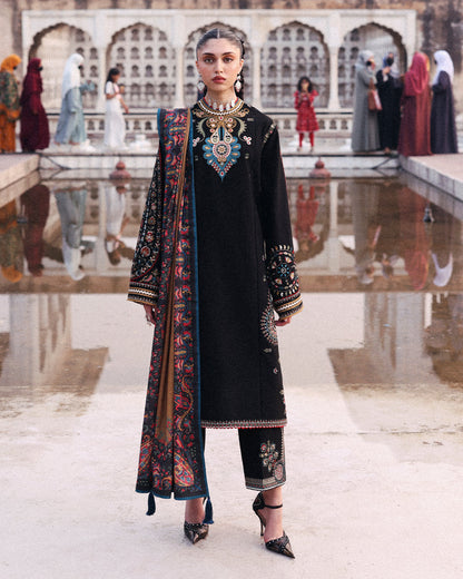 Jugnu | Khaddar 25 | Bejul - Casual Dress - available at Maria Faisal in UK and USA.