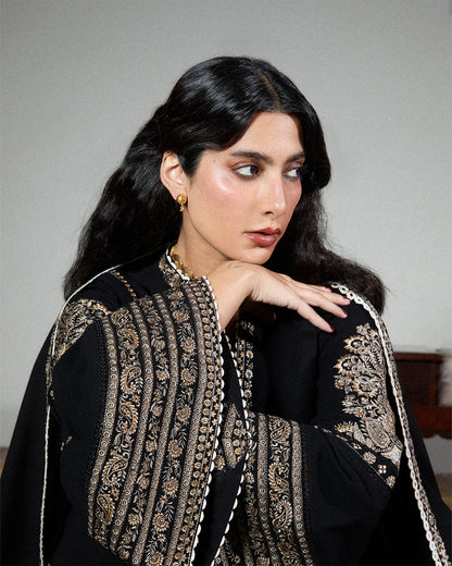 Jugnu | Karandi 25 | Tila - Luxury Dress - available at Maria Faisal in UK and USA.