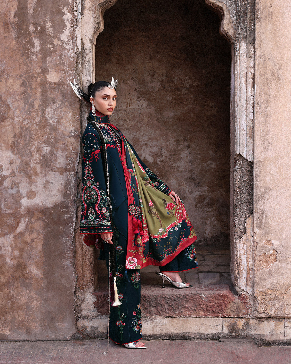 Jugnu | Khaddar 25 | Rati - Casual Dress - available at Maria Faisal in UK and USA.