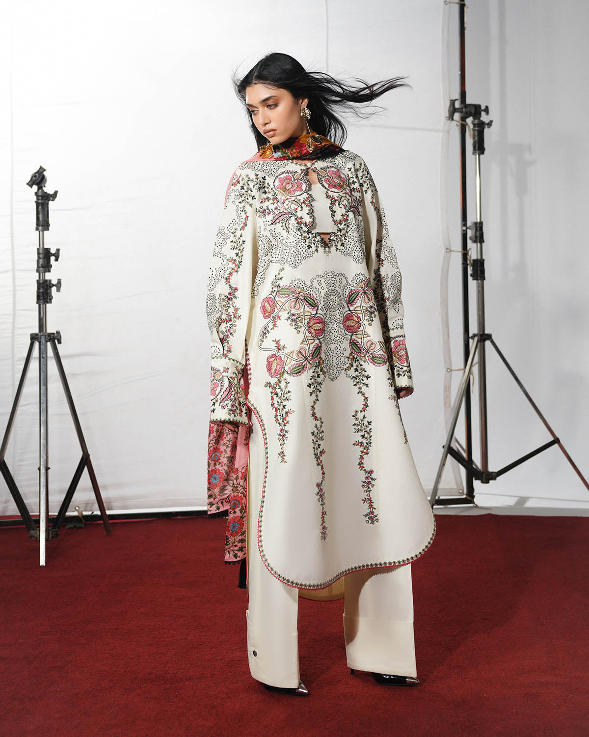 Jugnu | The Reserved View SS Edit | Rasti - Dress - available at Maria Faisal in UK and USA.