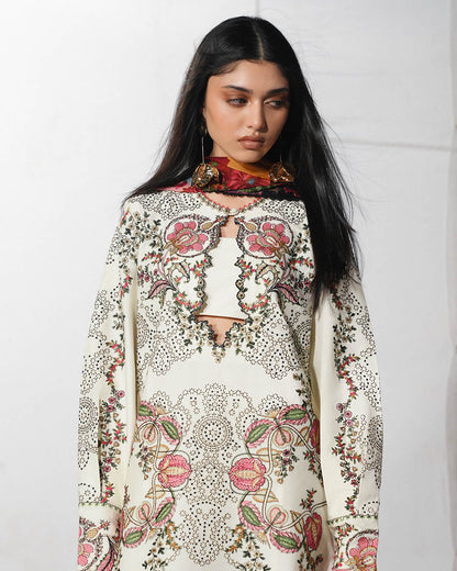 Jugnu | The Reserved View SS Edit | Rasti - Dress - available at Maria Faisal in UK and USA.