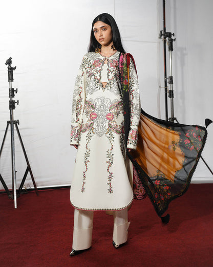 Jugnu | The Reserved View SS Edit | Rasti - Dress - available at Maria Faisal in UK and USA.