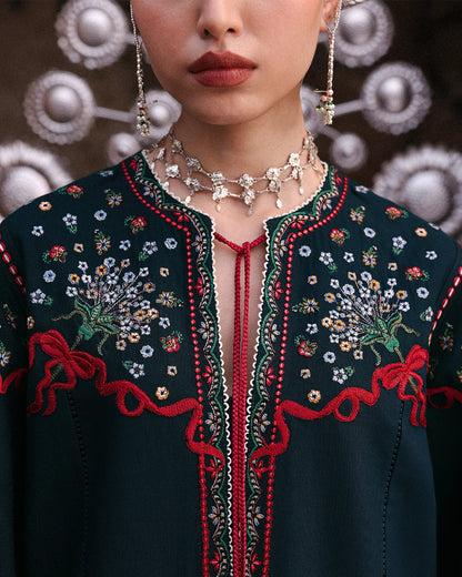 Jugnu | Khaddar 25 | Rati - Casual Dress - available at Maria Faisal in UK and USA.