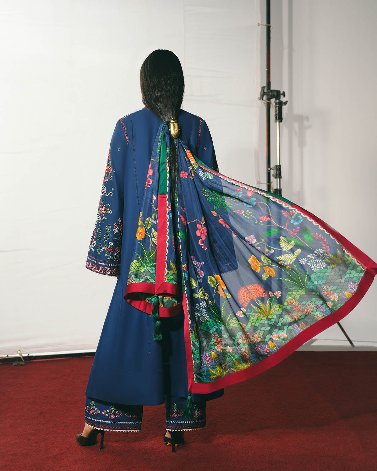 Jugnu | The Reserved View SS Edit | Peroz - Dress - available at Maria Faisal in UK and USA.