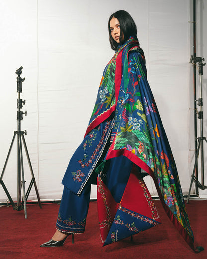 Jugnu | The Reserved View SS Edit | Peroz - Dress - available at Maria Faisal in UK and USA.