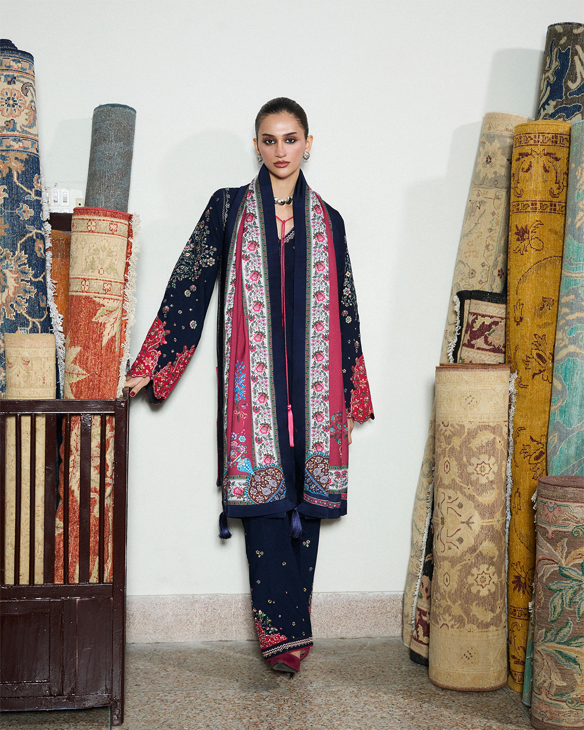 Jugnu | Karandi 25 | Firo - Luxury Dress - available at Maria Faisal in UK and USA.