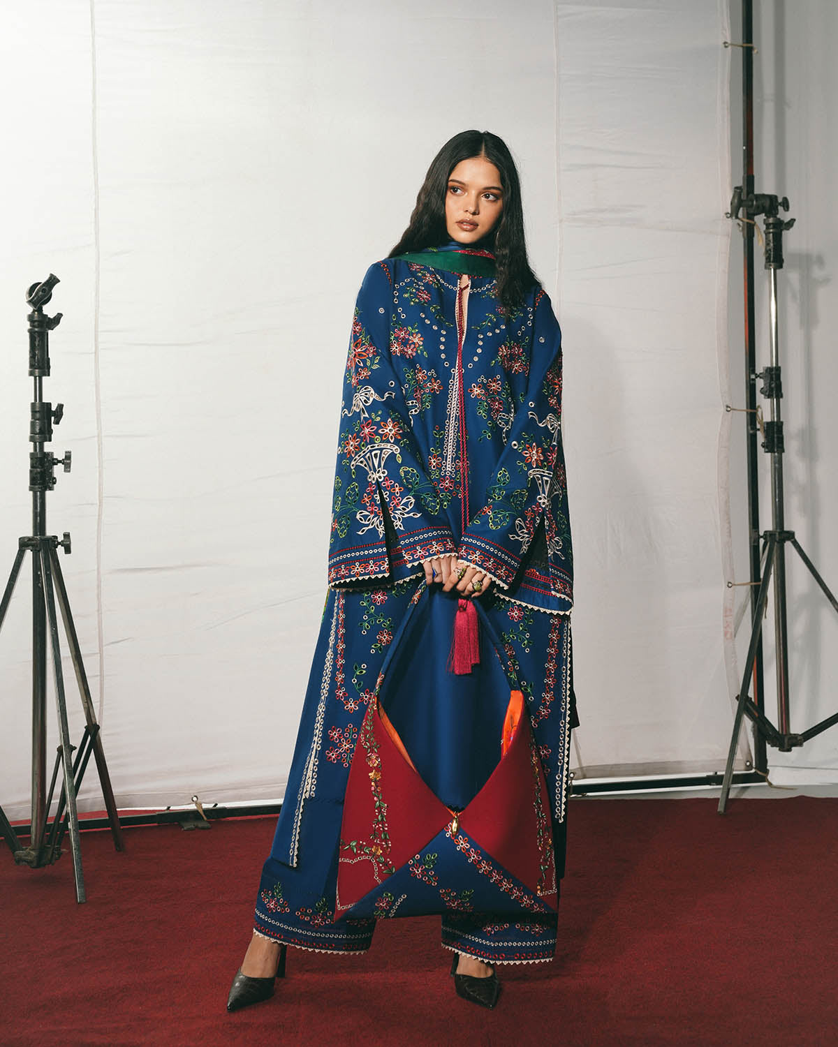 Jugnu | The Reserved View SS Edit | Peroz - Dress - available at Maria Faisal in UK and USA.