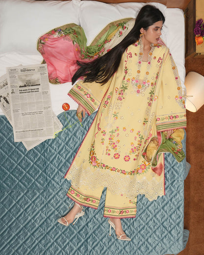 Jugnu Lahore | The Reserved View SS Edit | Jahan - Dress - available at Maria Faisal in UK and USA.
