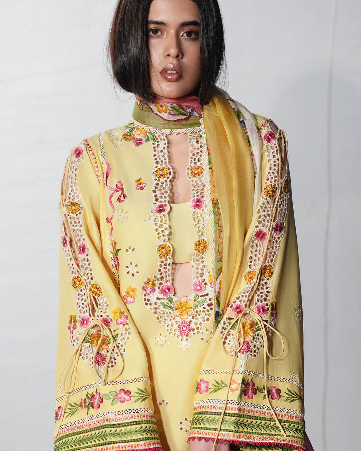 Jugnu Lahore | The Reserved View SS Edit | Jahan - Dress - available at Maria Faisal in UK and USA.