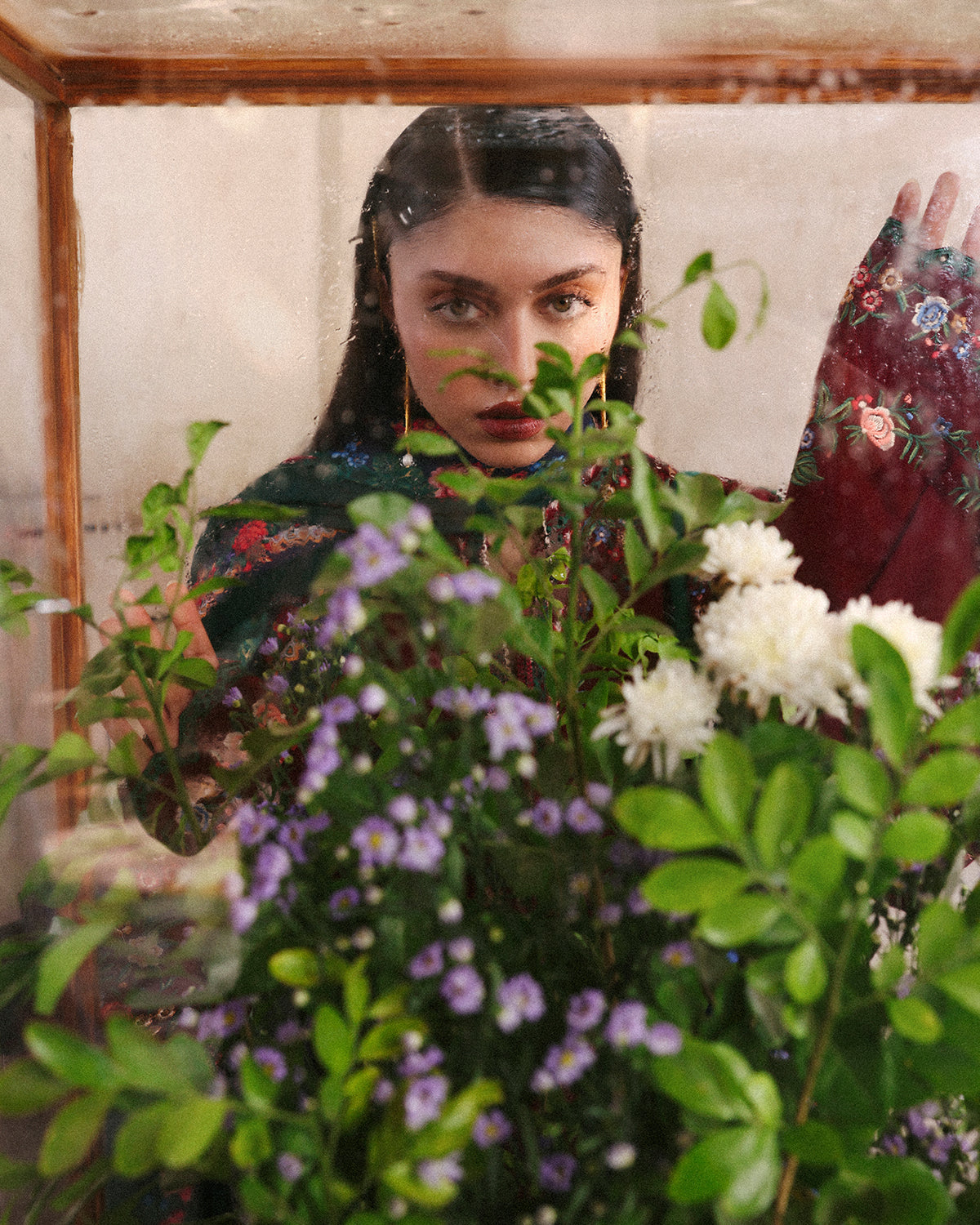 Jugnu | Khaddar 25 | Gulshan - Casual Dress - available at Maria Faisal in UK and USA.