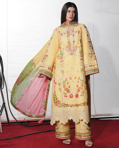Jugnu Lahore | The Reserved View SS Edit | Jahan - Dress - available at Maria Faisal in UK and USA.
