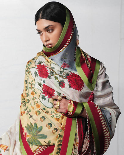 Jugnu Lahore | The Reserved View SS Edit | Diryaz - Dress - available at Maria Faisal in UK and USA.