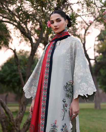 Jugnu | Khaddar 25 | Heran - Casual Dress - available at Maria Faisal in UK and USA.