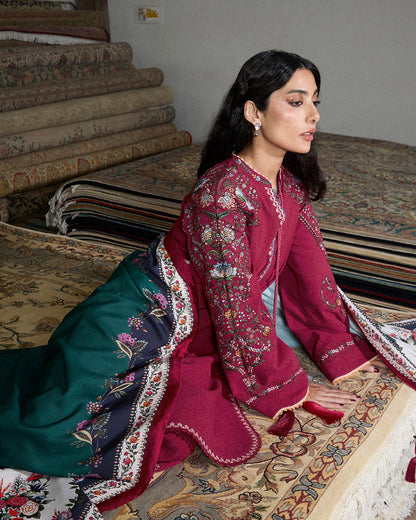 Jugnu | Karandi 25 | Hasti - Luxury Dress - available at Maria Faisal in UK and USA.