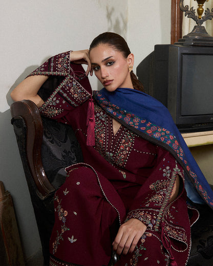 Jugnu | Karandi 25 | Rami - Luxury Dress - available at Maria Faisal in UK and USA.