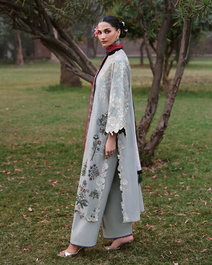 Jugnu | Khaddar 25 | Heran - Casual Dress - available at Maria Faisal in UK and USA.