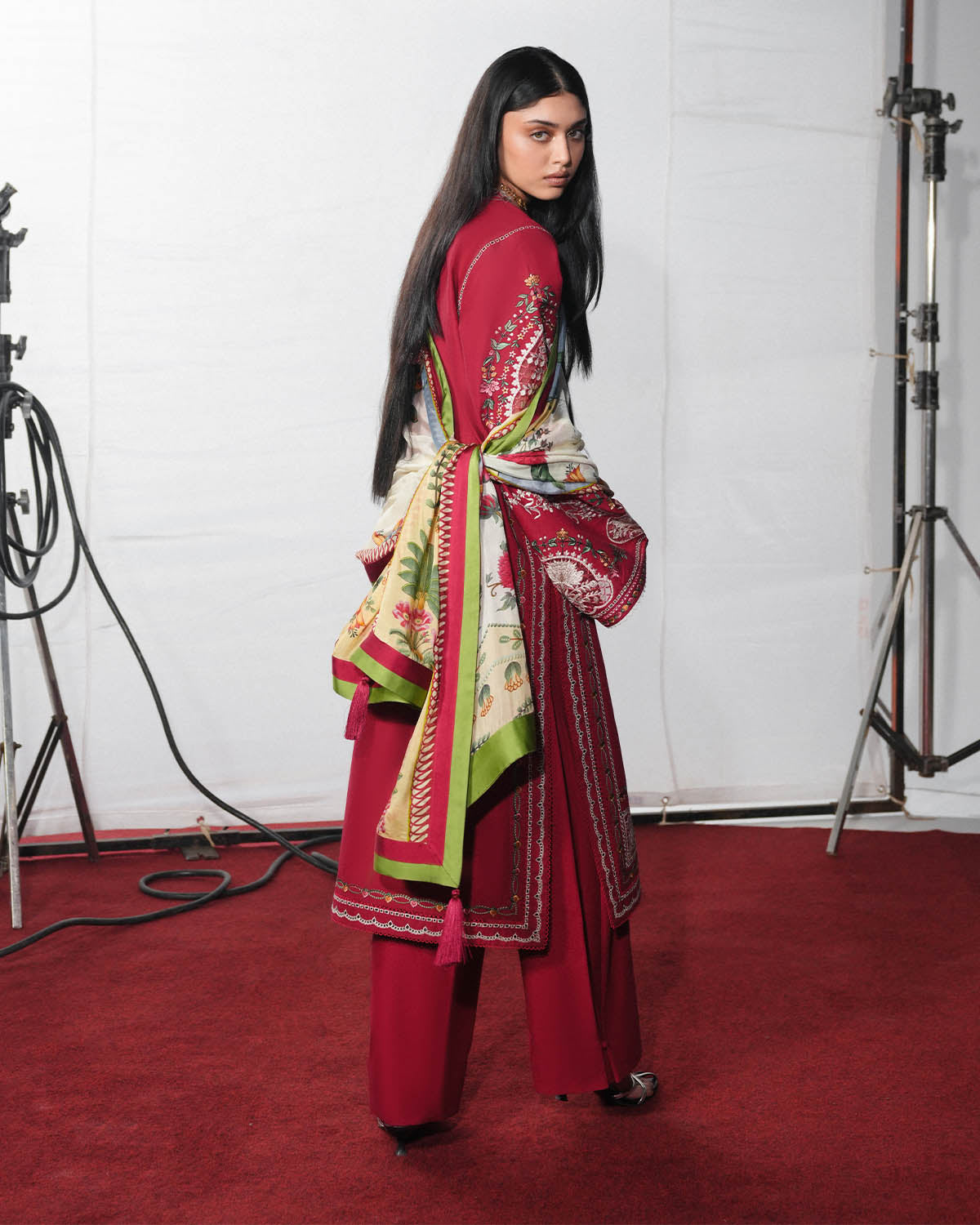 Jugnu Lahore | The Reserved View SS Edit | Diryaz - Dress - available at Maria Faisal in UK and USA.