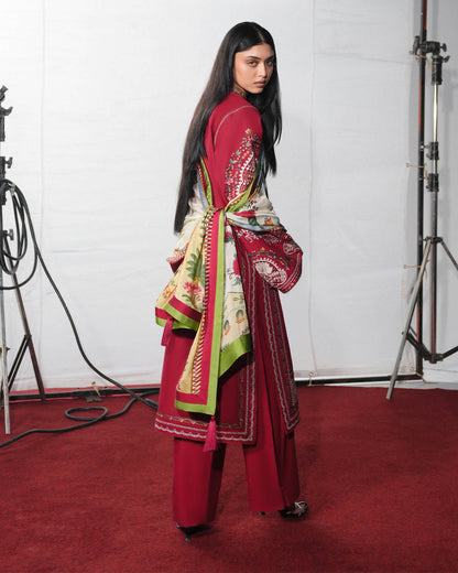 Jugnu Lahore | The Reserved View SS Edit | Diryaz - Dress - available at Maria Faisal in UK and USA.