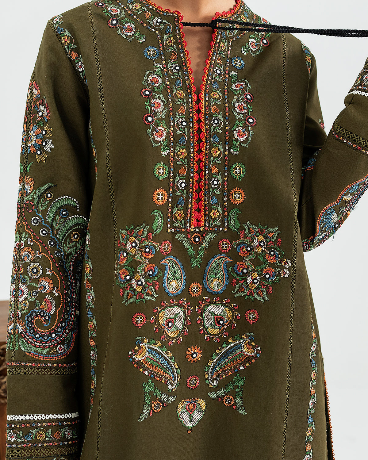 Jugnu | Khaddar 25 | Soni - Casual Dress - available at Maria Faisal in UK and USA.