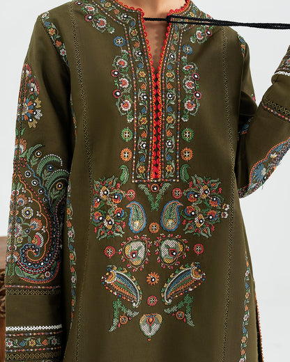 Jugnu | Khaddar 25 | Soni - Casual Dress - available at Maria Faisal in UK and USA.