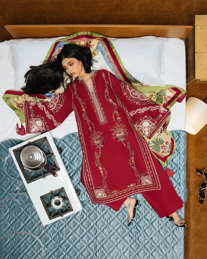Jugnu Lahore | The Reserved View SS Edit | Diryaz - Dress - available at Maria Faisal in UK and USA.