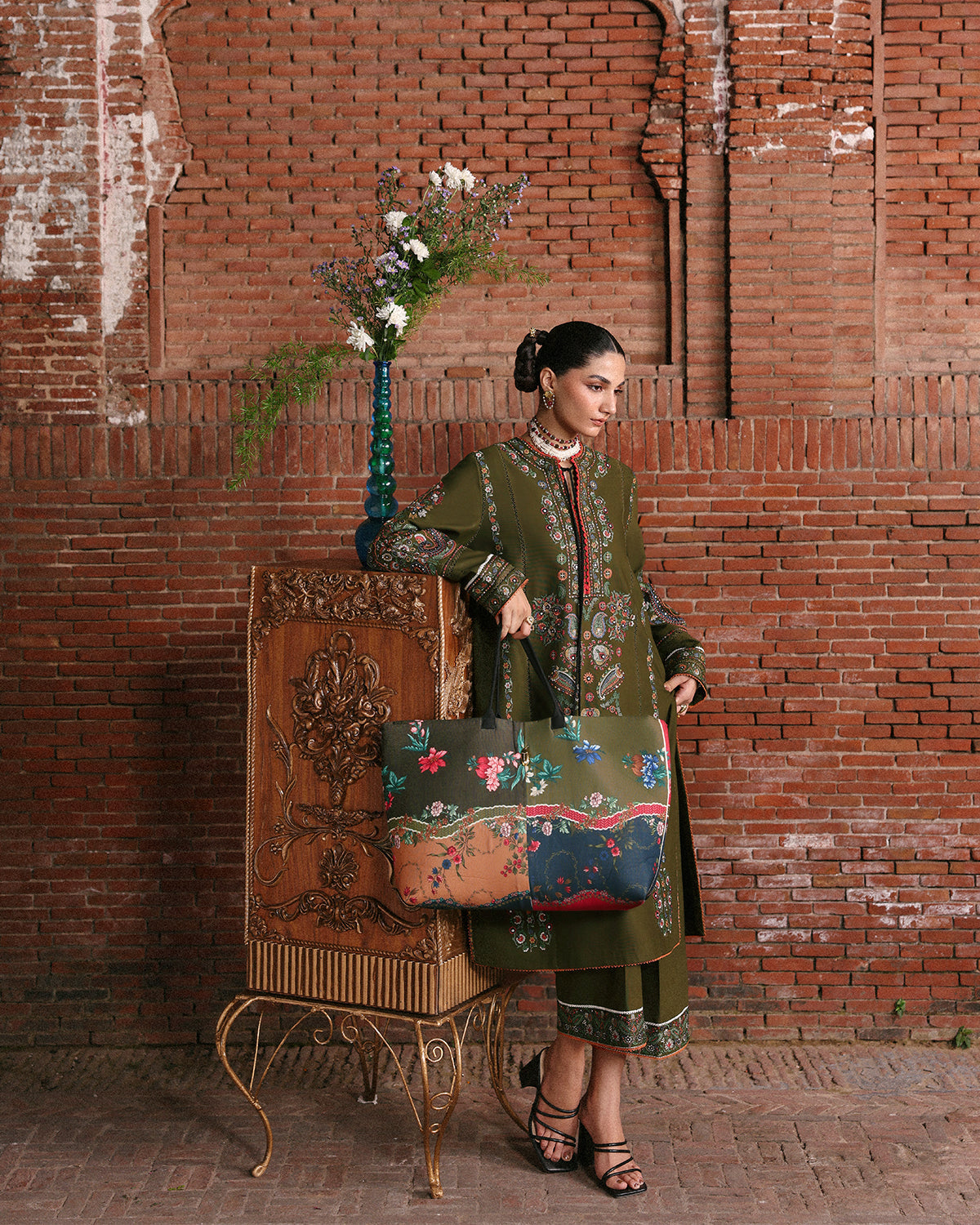 Jugnu | Khaddar 25 | Soni - Casual Dress - available at Maria Faisal in UK and USA.