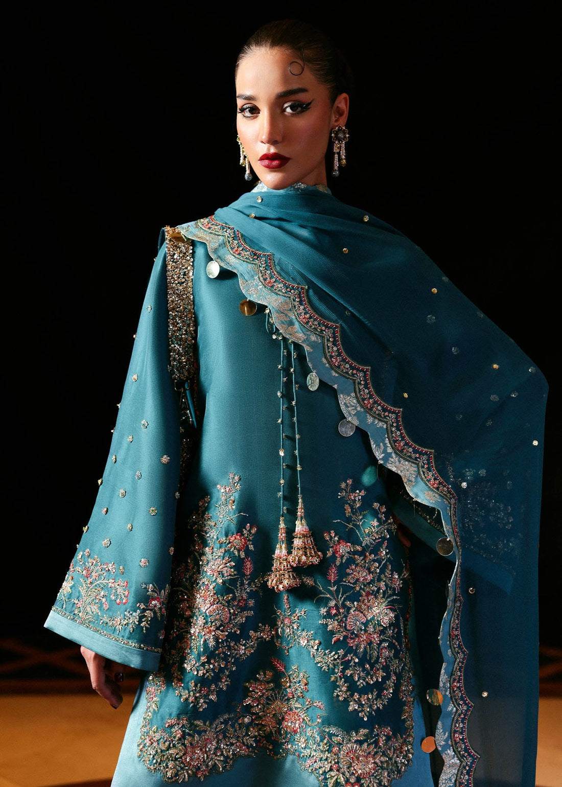 Hussain Rehar I The Scent Luxury Pret 25 I Verta - Ladies Clothes - Maria Faisal