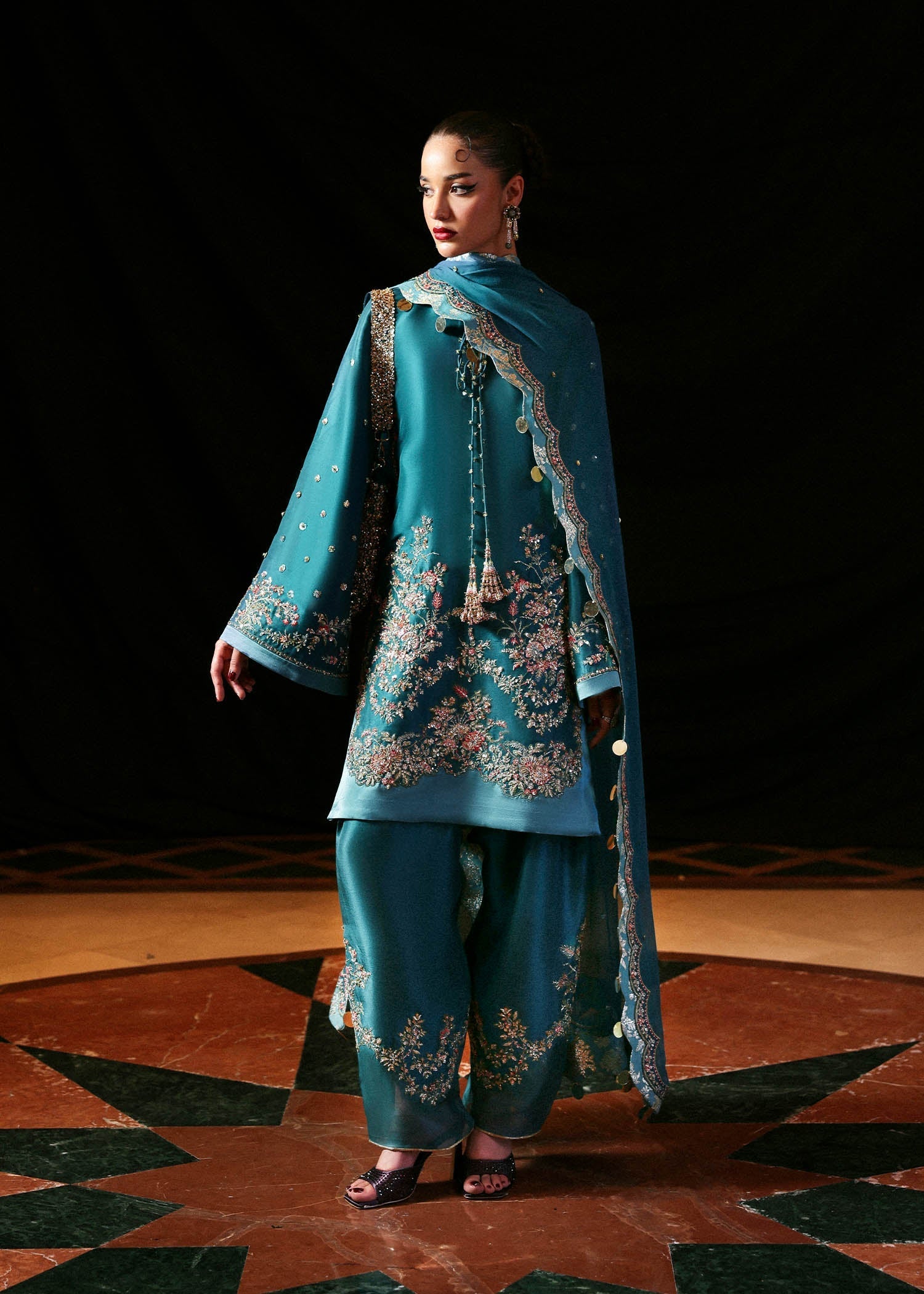Hussain Rehar I The Scent Luxury Pret 25 I Verta - Ladies Clothes - Maria Faisal