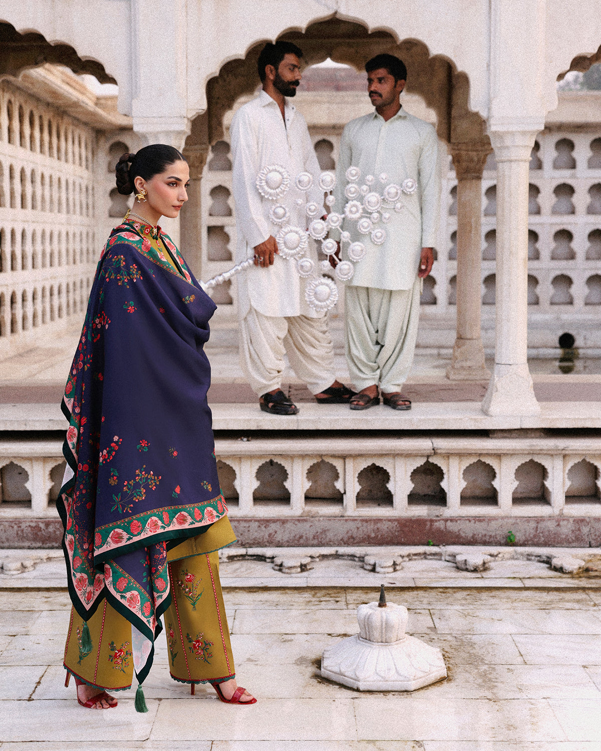Jugnu | Khaddar 25 | Mitra - Casual Dress - available at Maria Faisal in UK and USA.