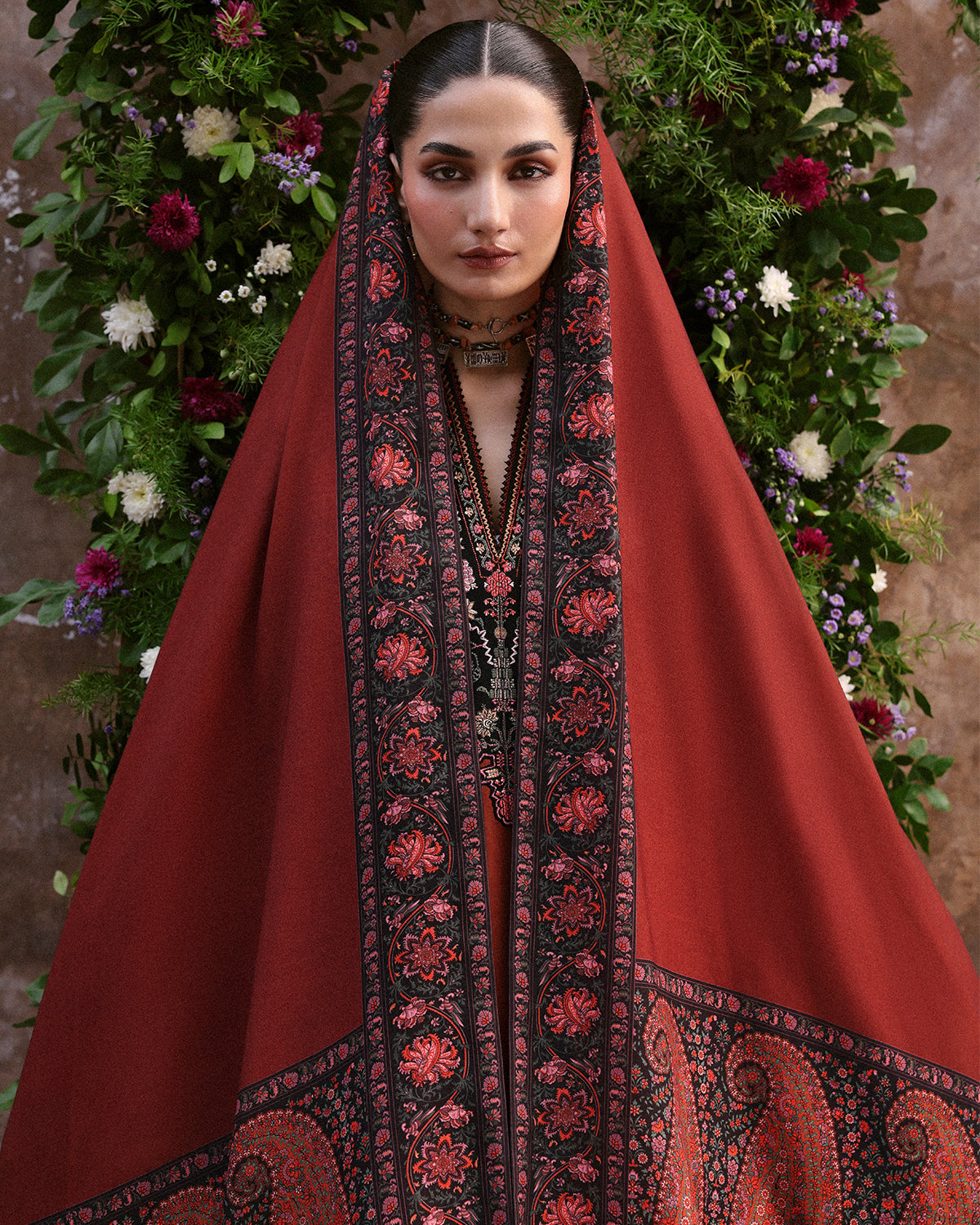 Jugnu | Khaddar 25 | Parsa - Casual Dress - available at Maria Faisal in UK and USA.