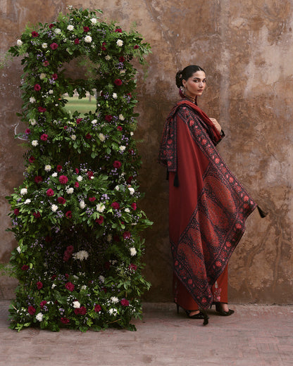 Jugnu | Khaddar 25 | Parsa - Casual Dress - available at Maria Faisal in UK and USA.