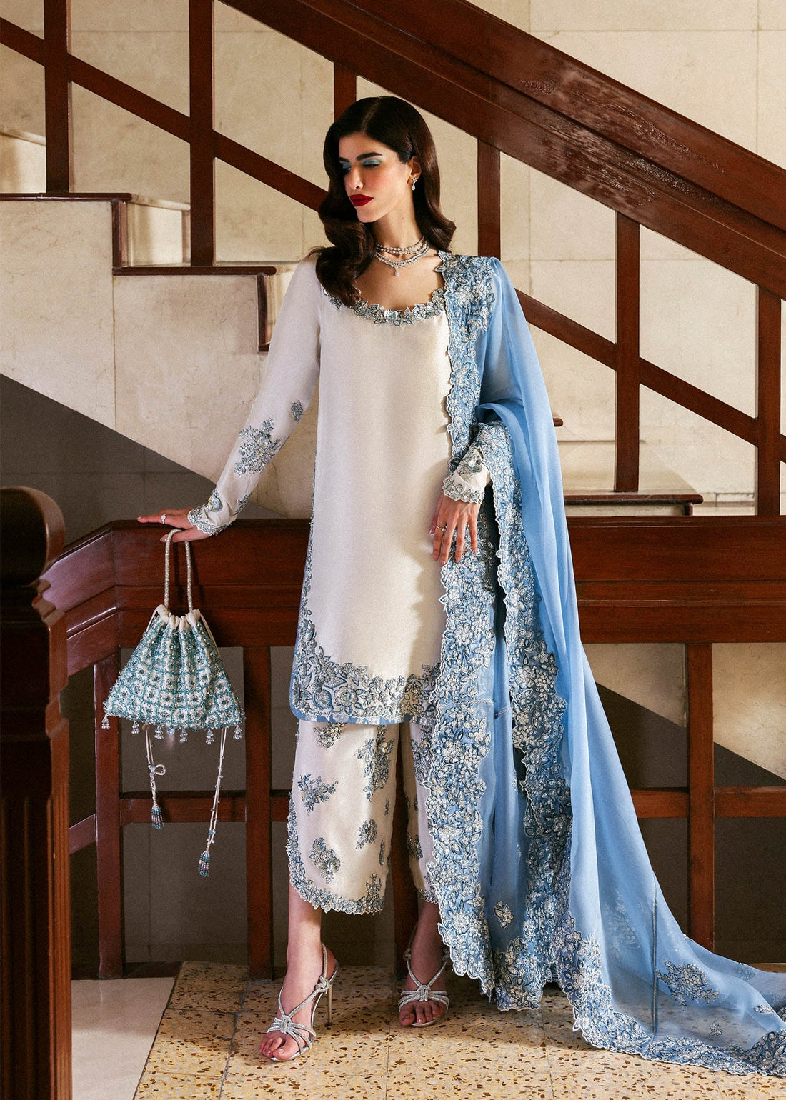 Hussain Rehar I The Scent Luxury Pret 25 I Virelle - Ladies Clothes - Maria Faisal