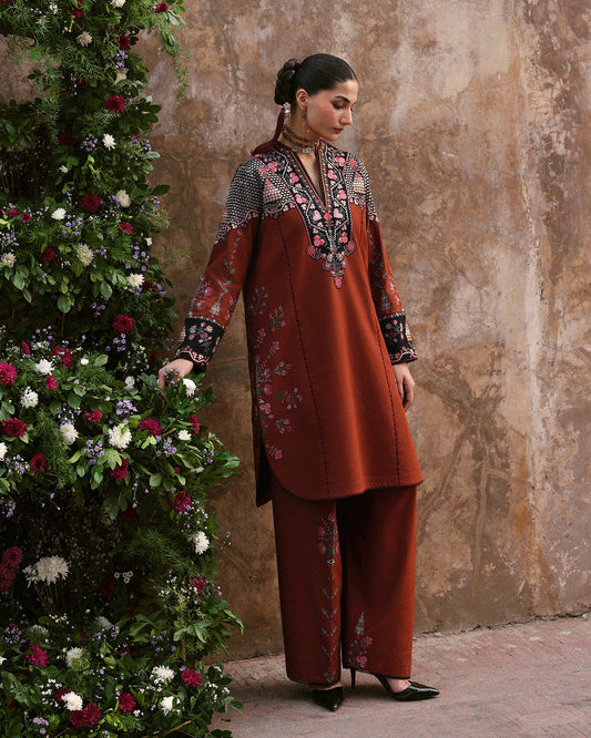 Jugnu | Khaddar 25 | Parsa - Casual Dress - available at Maria Faisal in UK and USA.