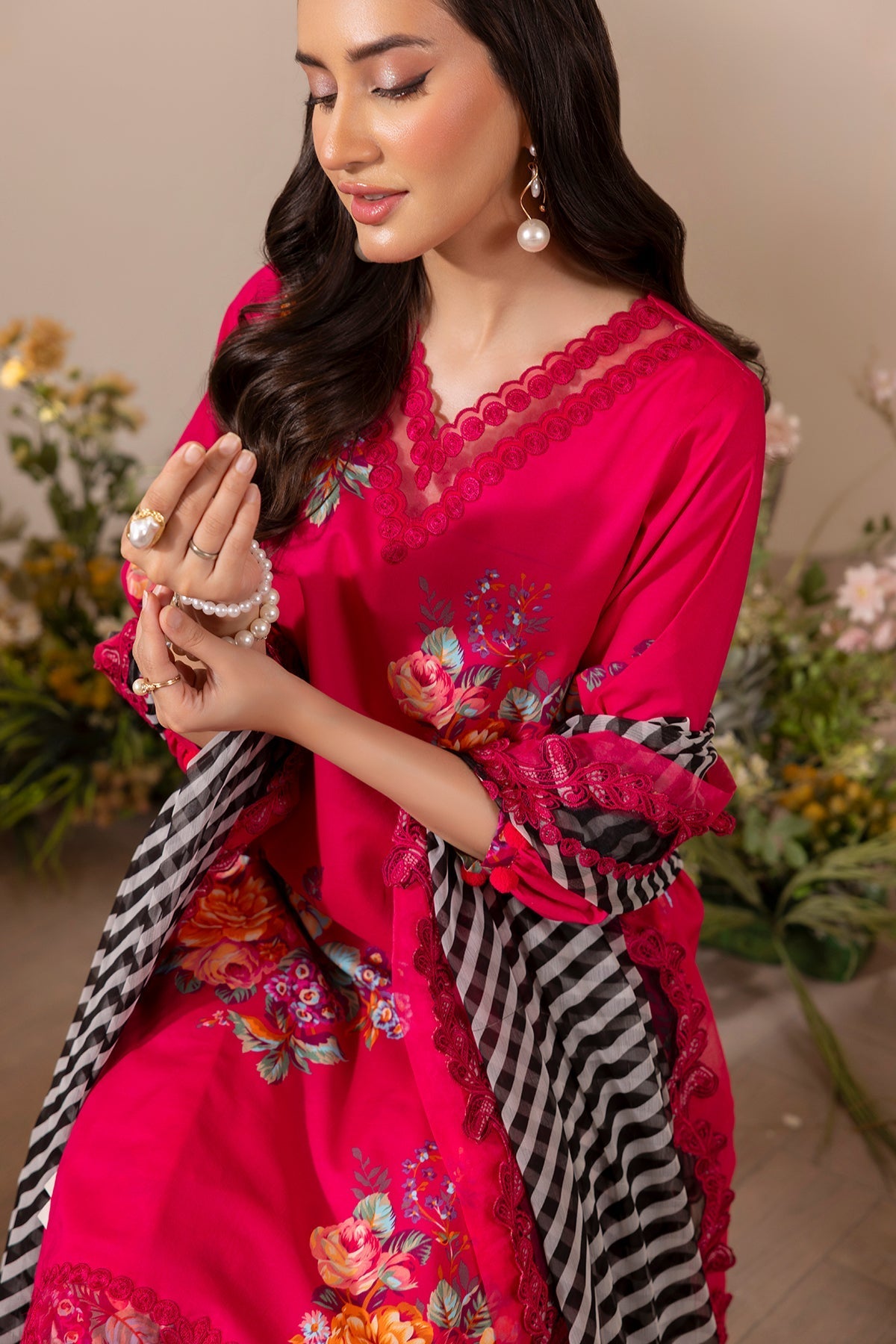 Charizma | Chunnri Collection | CH6-10 - Luxury Dress - available at Maria Faisal in UK and USA.