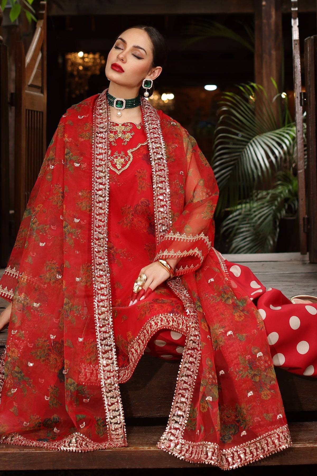 Charizma | Festive Pret | CMA-5-37 by Maria Faisal - Registered Vendor of : Charizma - type : Ladies Clothes - 100% original wedding dresses