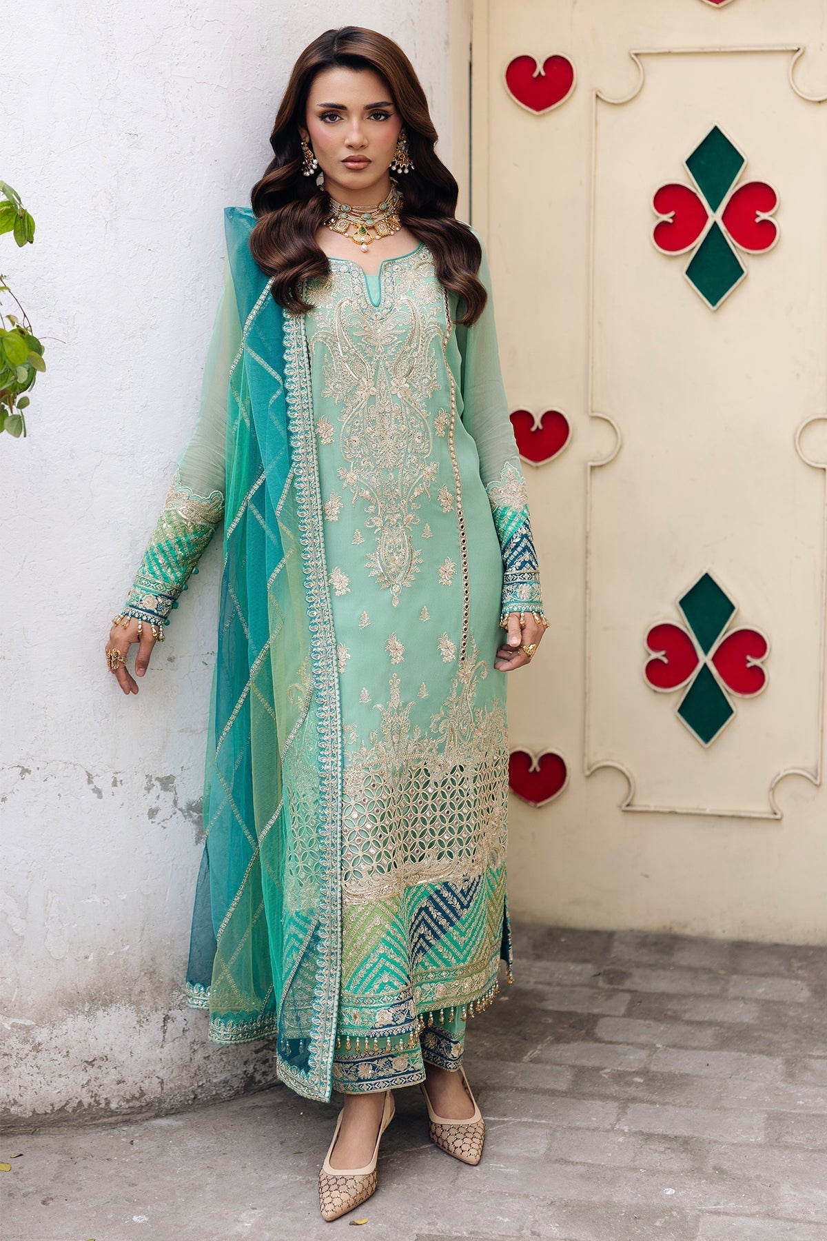 Charizma | Celine Festive 26 | CCE6-01 - Formal Dress - available at Maria Faisal in UK and USA.