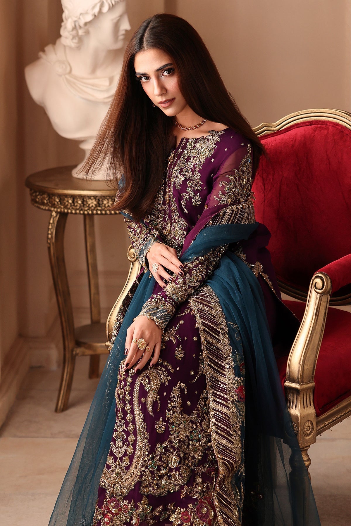 Charizma | Dastan e Jashan |DJW6-01 - Formal Dress - available at Maria Faisal in UK and USA.