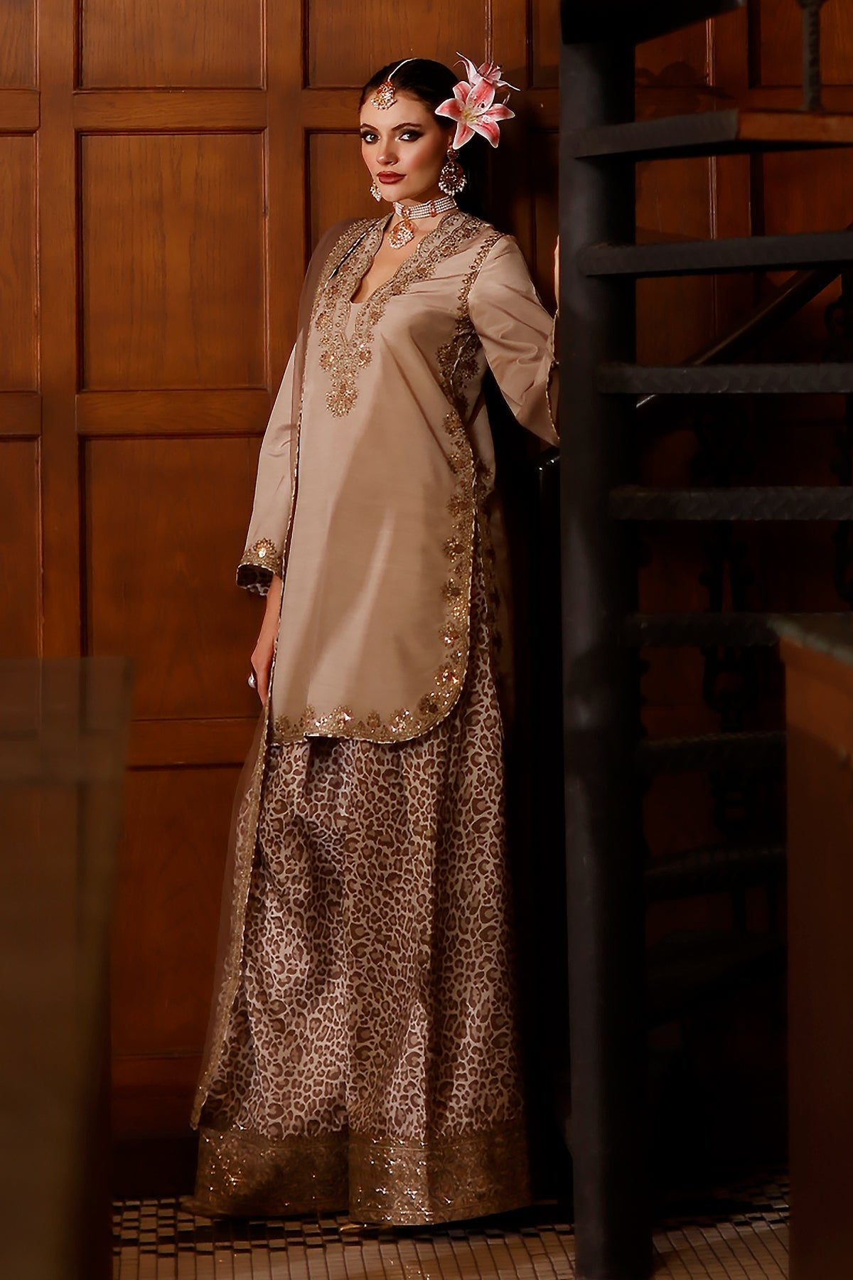 Charizma | Festive Pret  | CMA-6-157 - Dress - available at Maria Faisal in UK and USA.