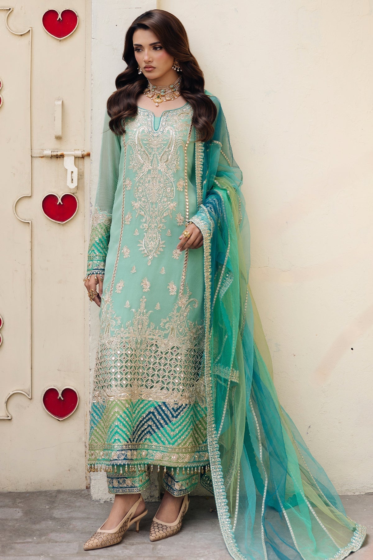 Charizma | Celine Festive 26 | CCE6-01 - Formal Dress - available at Maria Faisal in UK and USA.