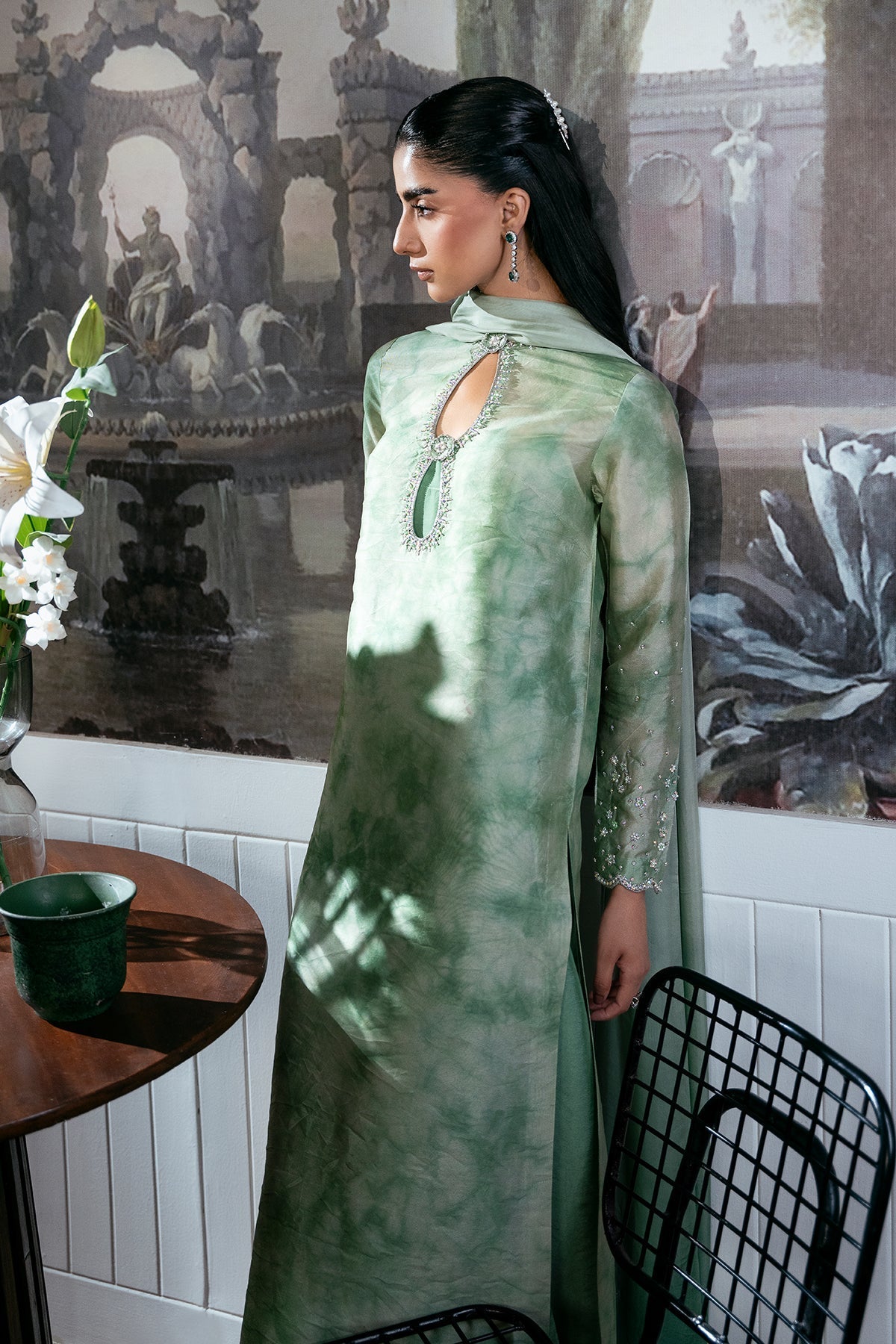 Mina Kashif | Loona Luxe Formals | Noira - Formal Dress - available at Maria Faisal in UK and USA.