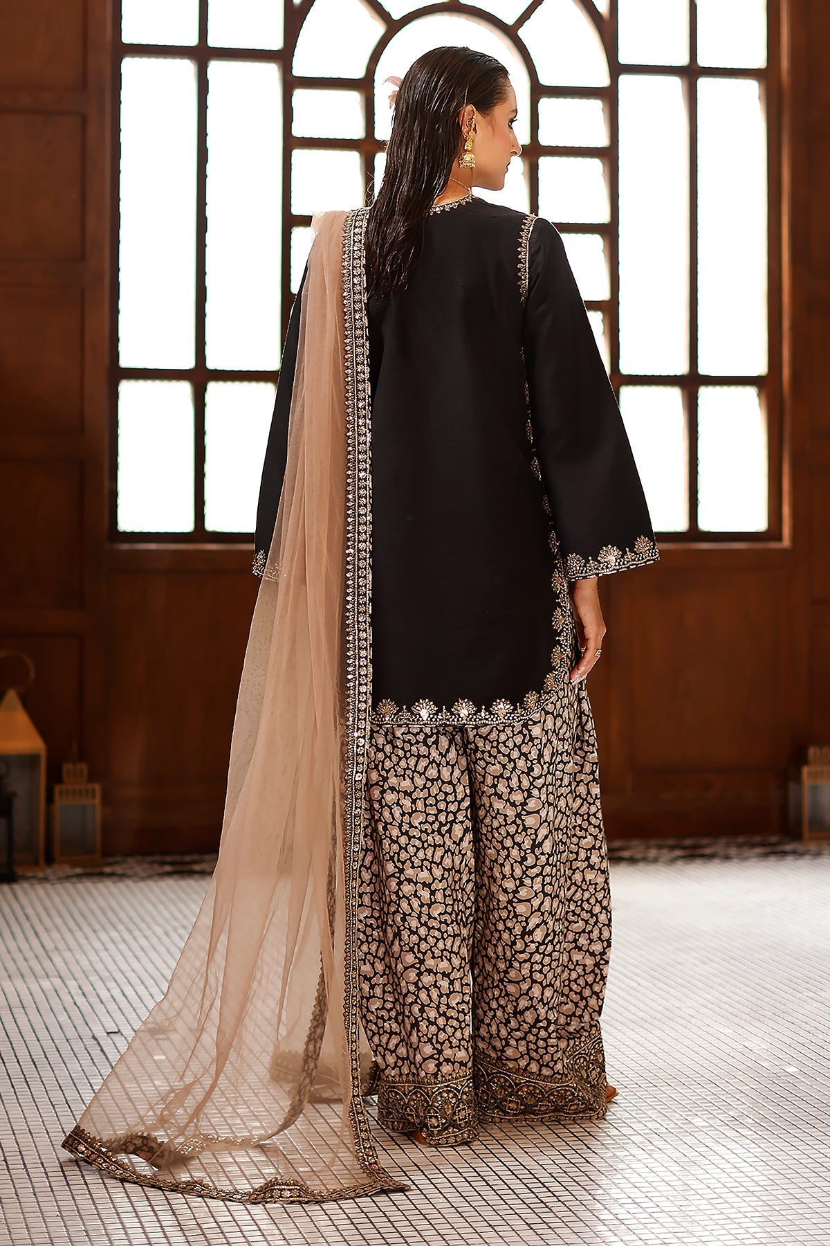 Charizma | Festive Pret  | CMA-6-148 - Dress - available at Maria Faisal in UK and USA.