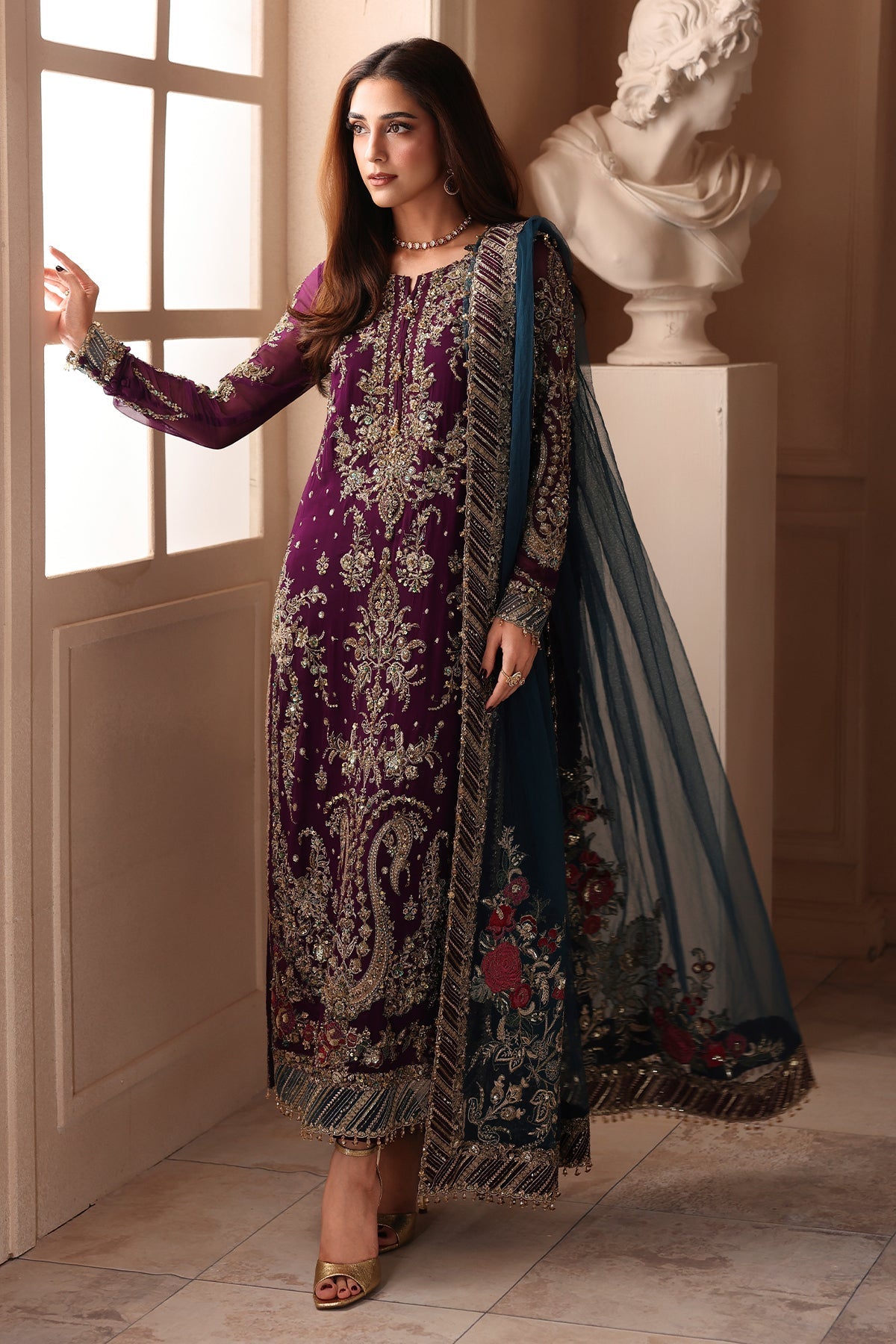 Charizma | Dastan e Jashan |DJW6-01 - Formal Dress - available at Maria Faisal in UK and USA.