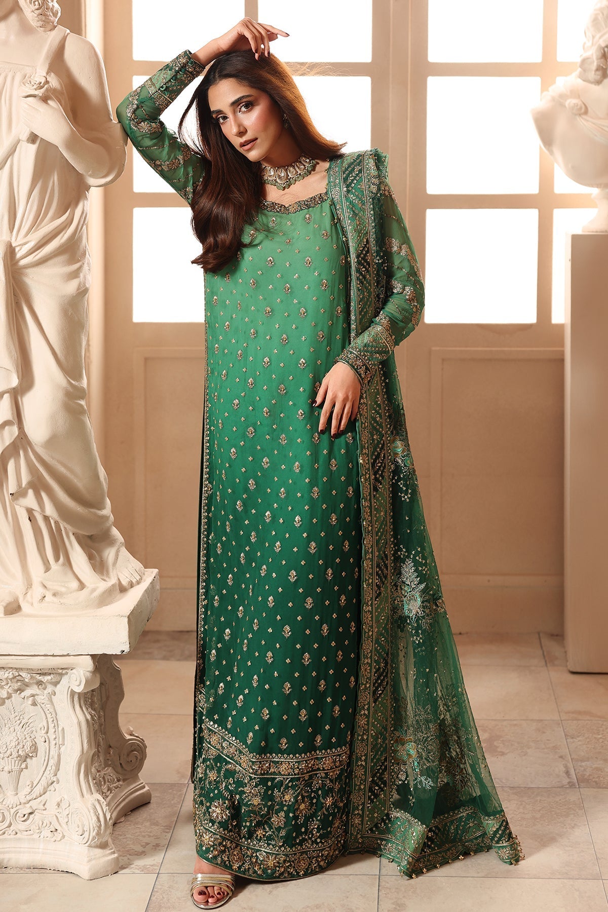 Charizma | Dastan e Jashan |DJW6-03 - Formal Dress - available at Maria Faisal in UK and USA.