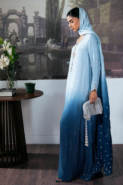 Mina Kashif | Loona Luxe Formals | Elara - Formal Dress - available at Maria Faisal in UK and USA.