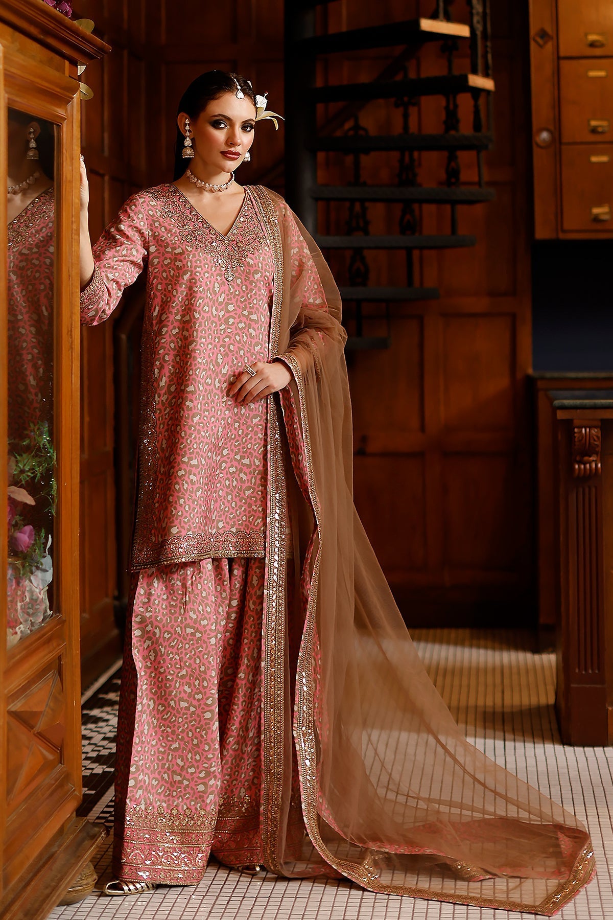 Charizma | Festive Pret  | CMA-6-156 - Dress - available at Maria Faisal in UK and USA.