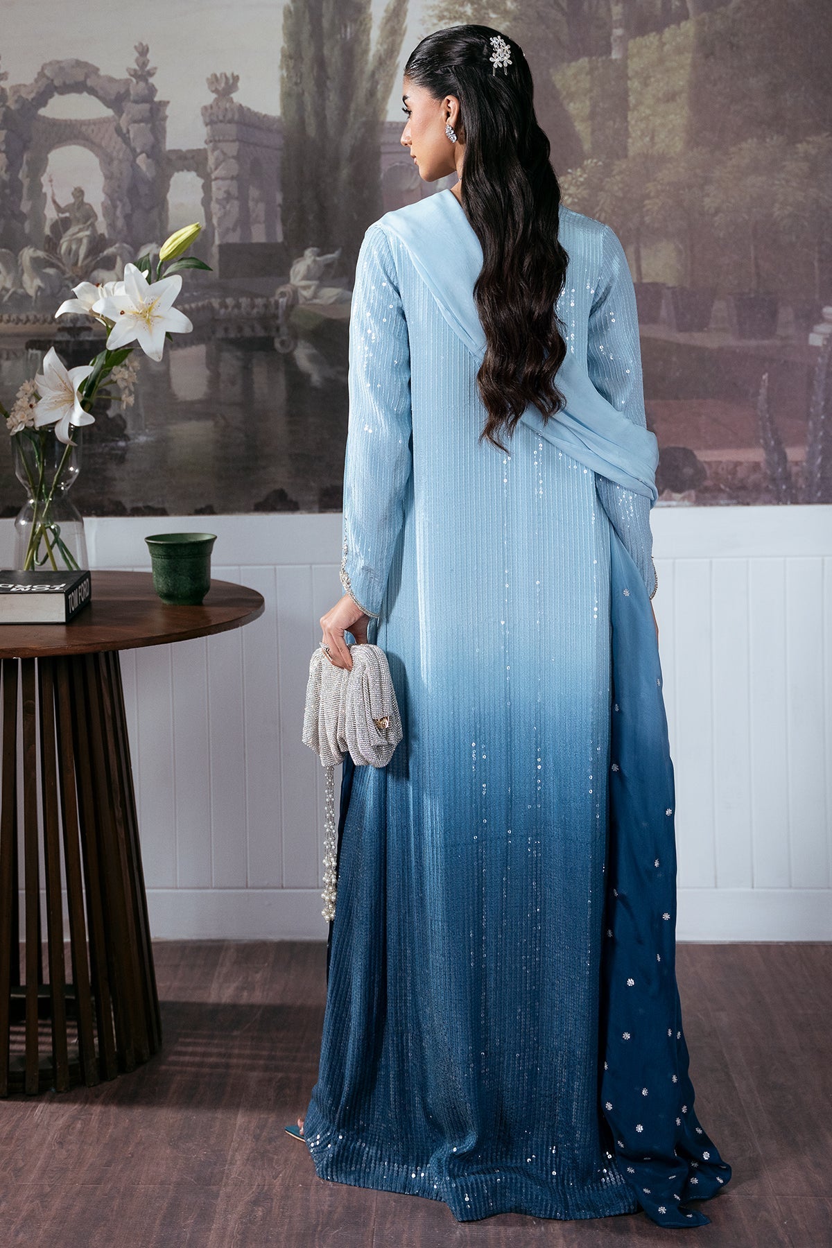 Mina Kashif | Loona Luxe Formals | Elara - Formal Dress - available at Maria Faisal in UK and USA.