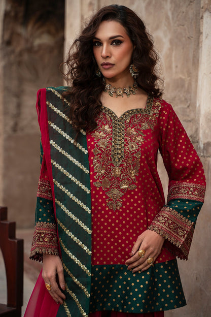 Charizma | Festive Pret  | CMA-6-343 - Dress - available at Maria Faisal in UK and USA.