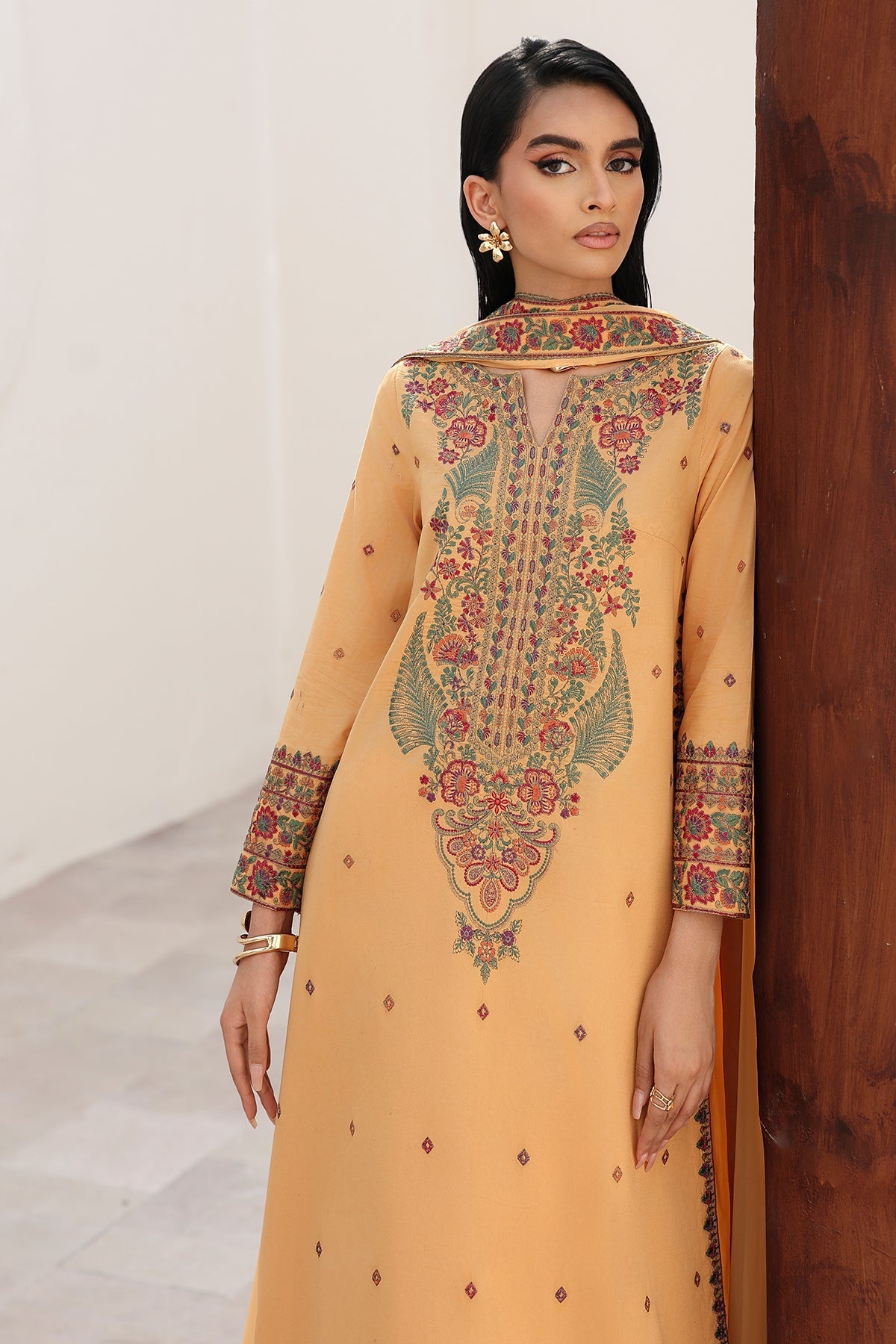Charizma | Festive Edit | CNP-6-220 - Luxury Dress - available at Maria Faisal in UK and USA.